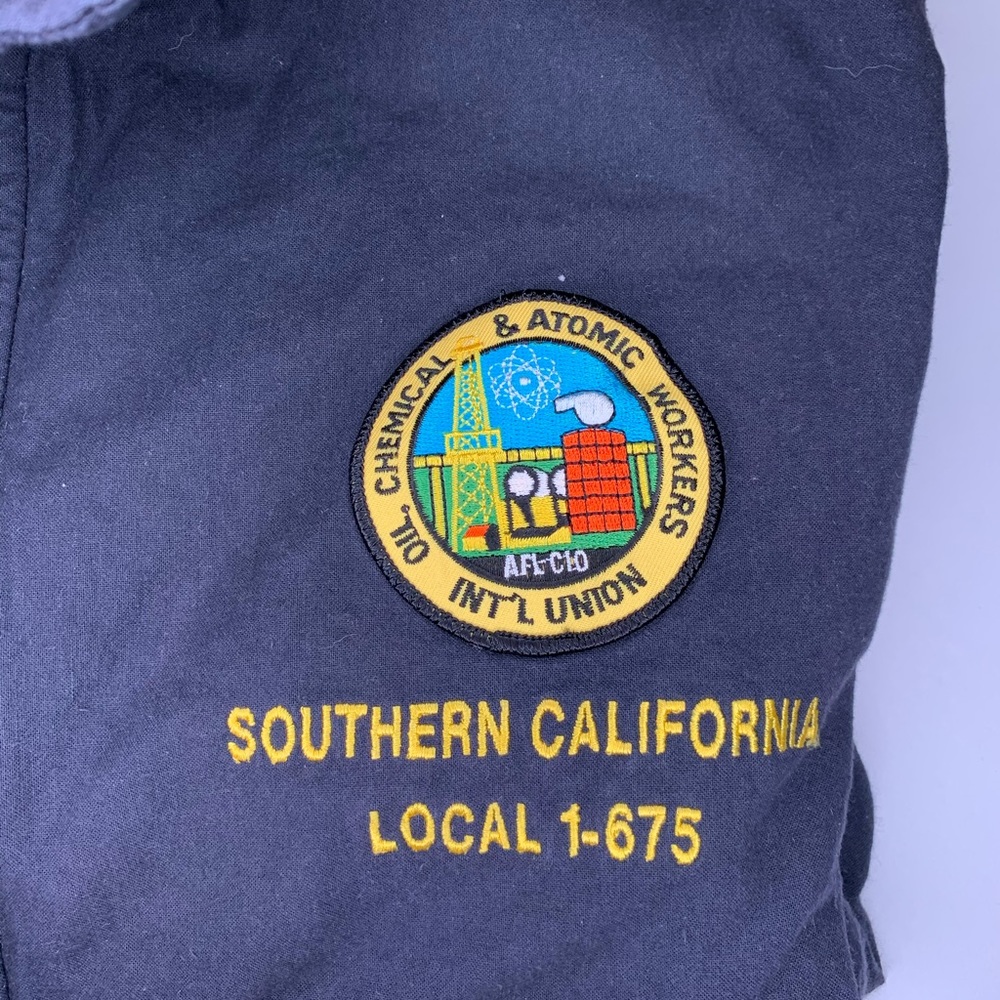 Black patch jacket